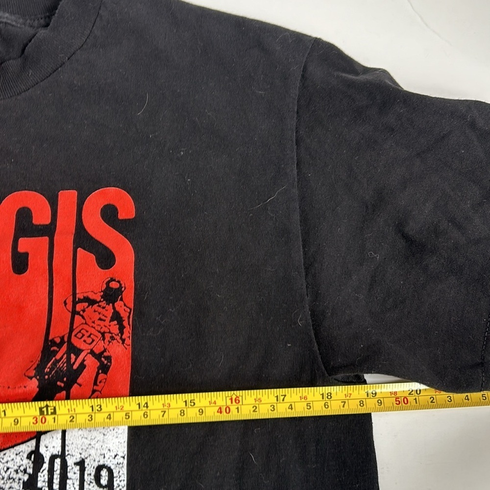Harley Davidson Sturgis Black Hills 2019 red white blue black crewneck tshirt - Picture 10 of 16